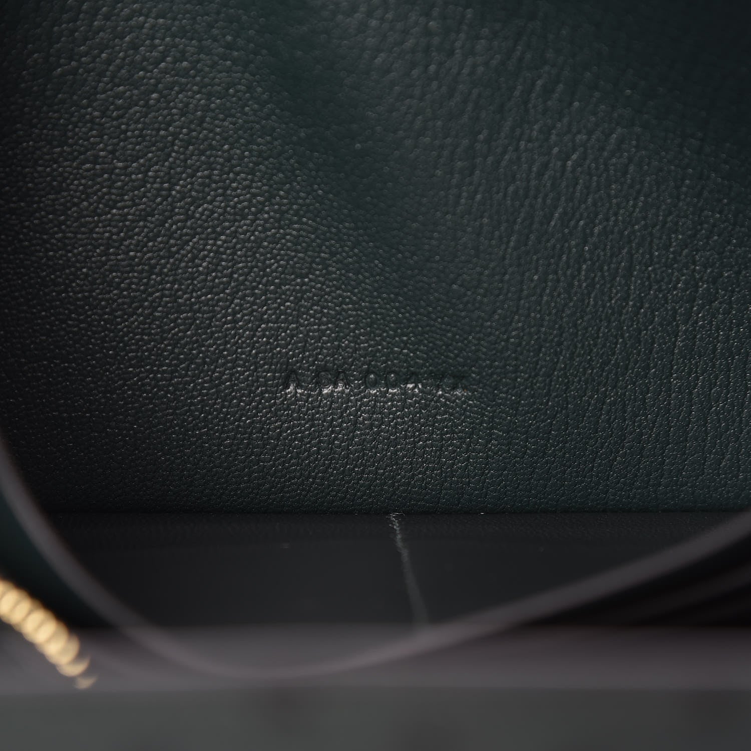 Hermes Ostrich Kelly Longue Wallet Vert Titien 7 of 8