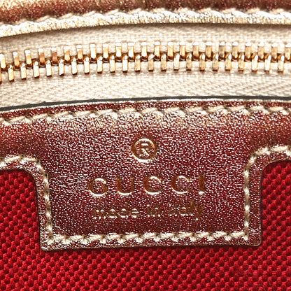 Gucci Metallic Calfskin Matelasse Small GG Marmont Shoulder Bag Platino 6 of 10