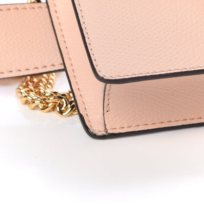 Fendi Vitello Cruise F is Fendi Bi-Color FF 1974 Embossed Envelope Belt Bag Maya Black Light Rose 10 of 11