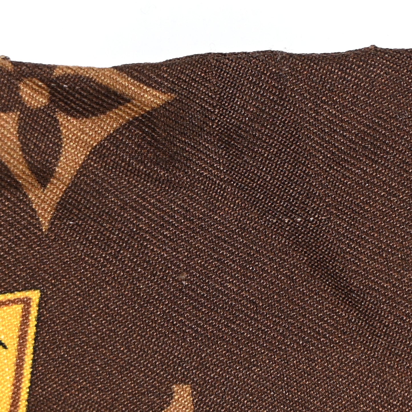 Silk Monogram Confidential Bandeau Brown