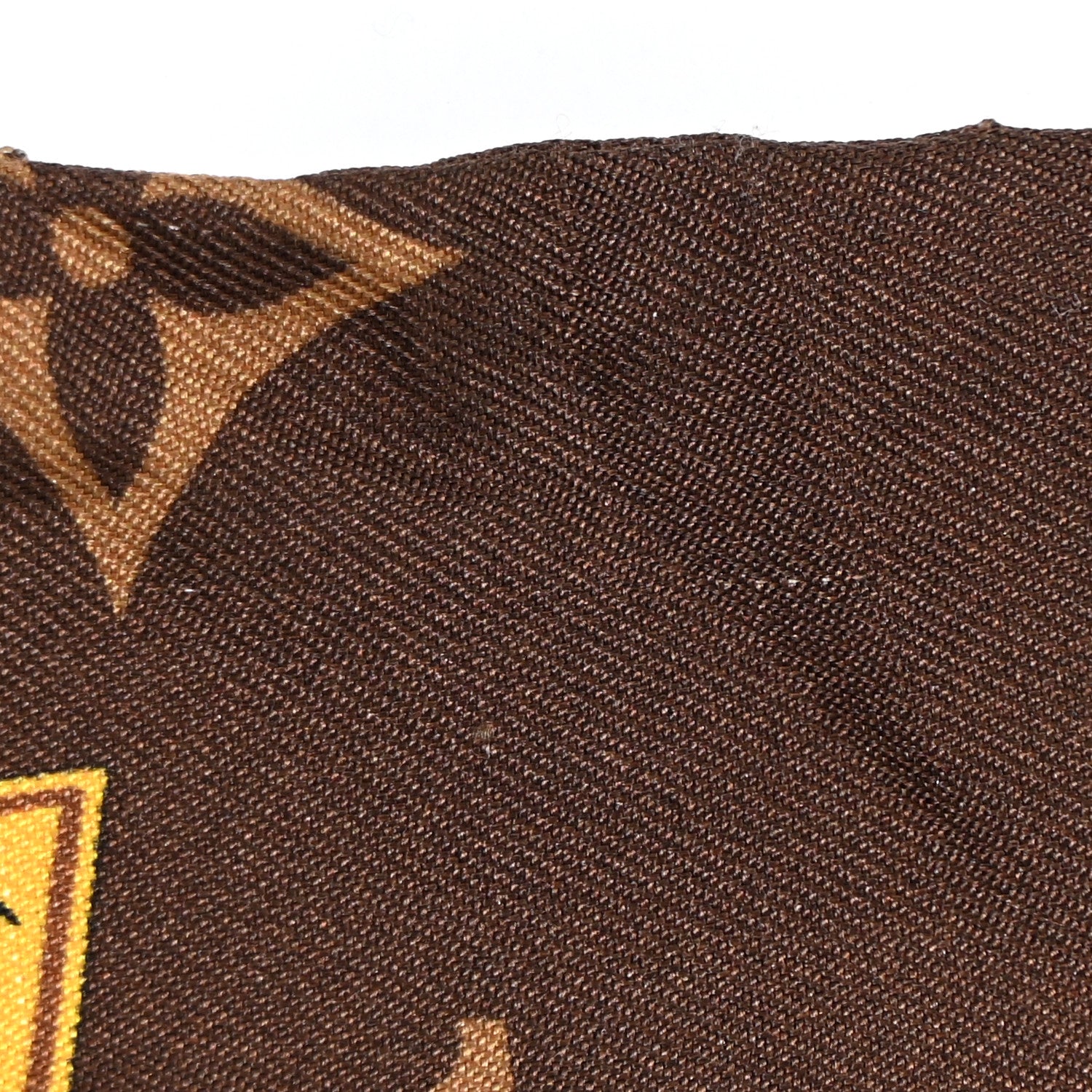 Louis Vuitton Silk Monogram Confidential Bandeau Brown 5 of 10