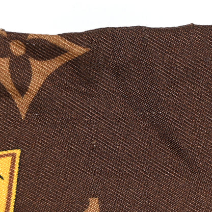 Louis Vuitton Silk Monogram Confidential Bandeau Brown 5 of 10