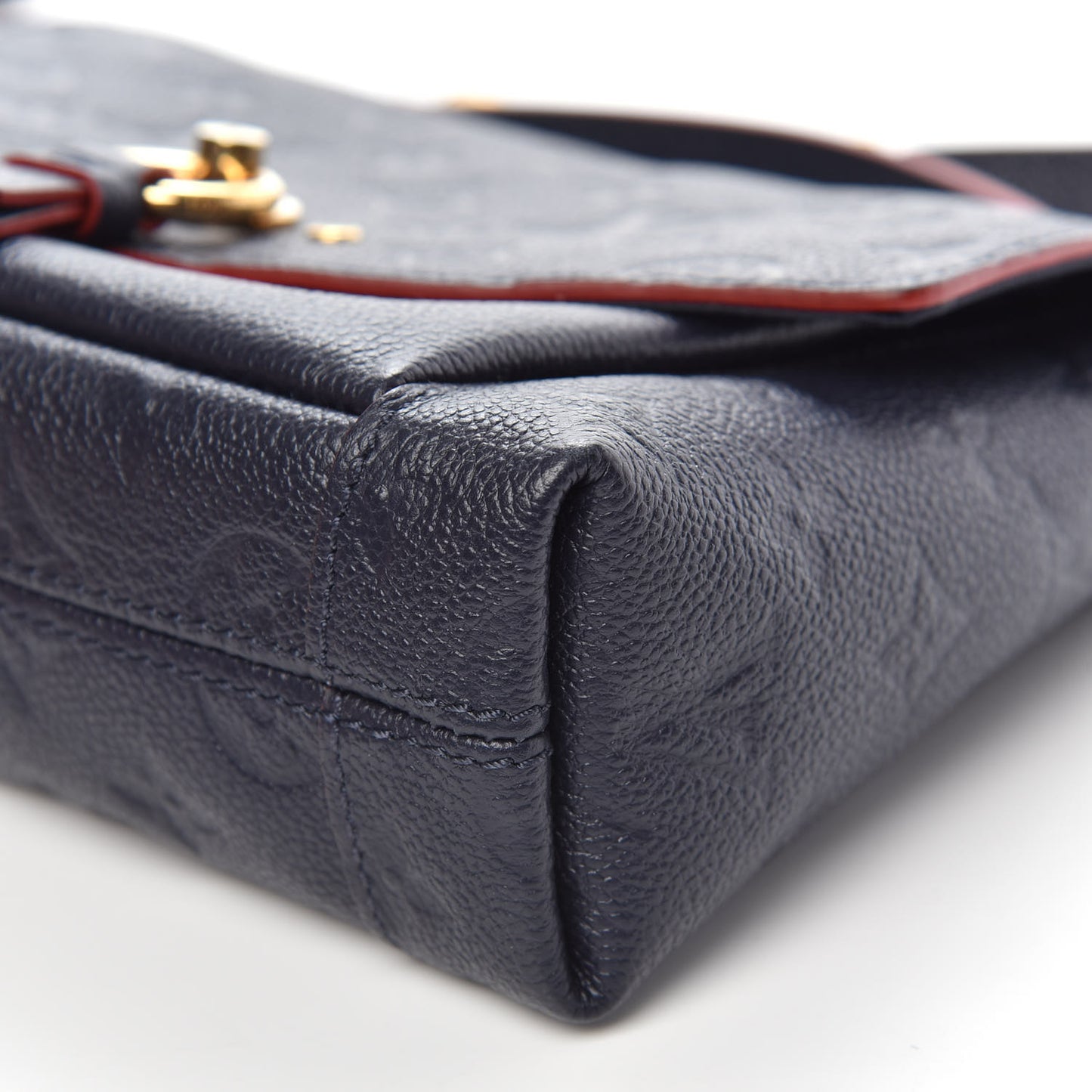 Empreinte Blanche BB Marine Rouge