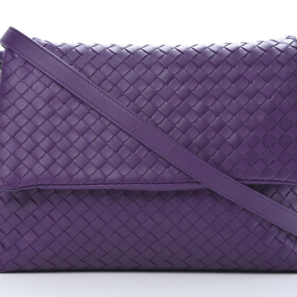 Bottega Veneta Nappa Intrecciato Flap Shoulder Bag Monalisa 8 of 10