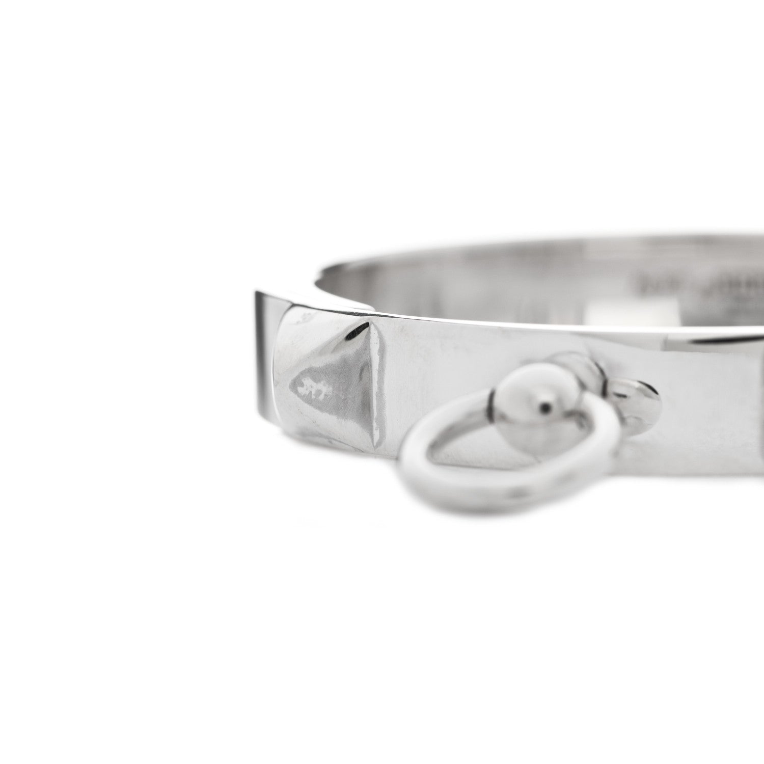 Hermes Sterling Silver PM Collier De Chien Bracelet SH 4 of 7