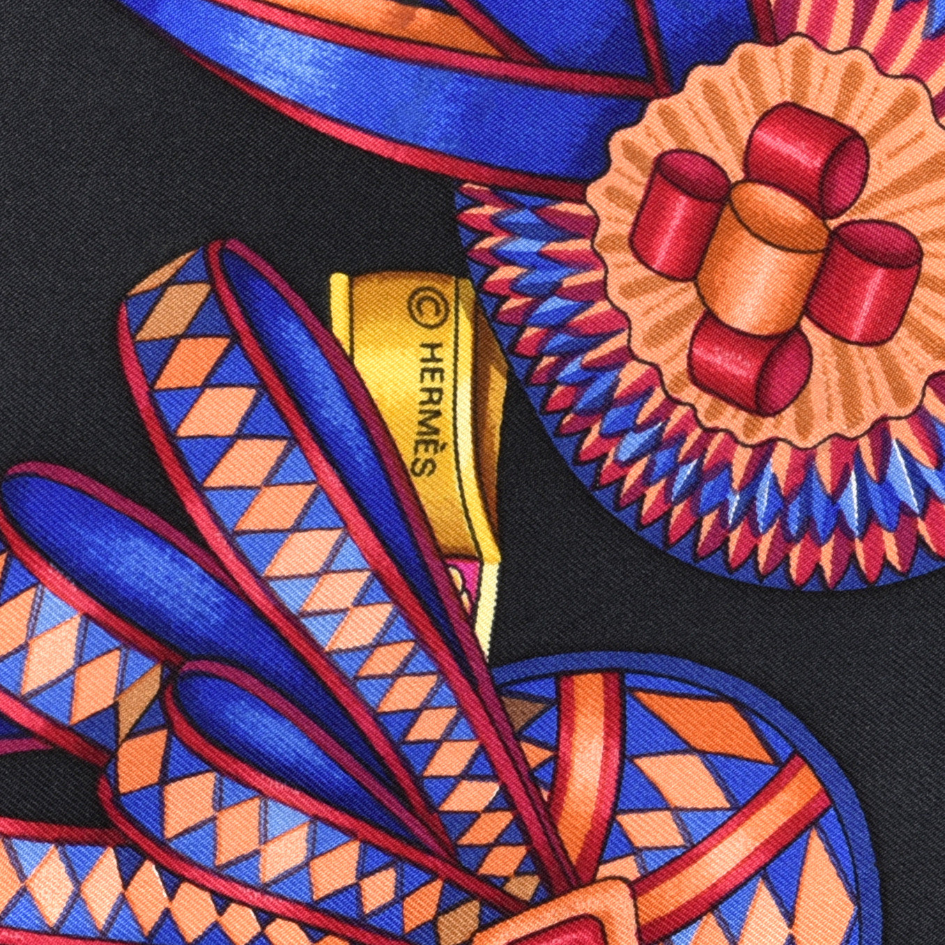 Silk Les Rubans Du Cheval Scarf 90