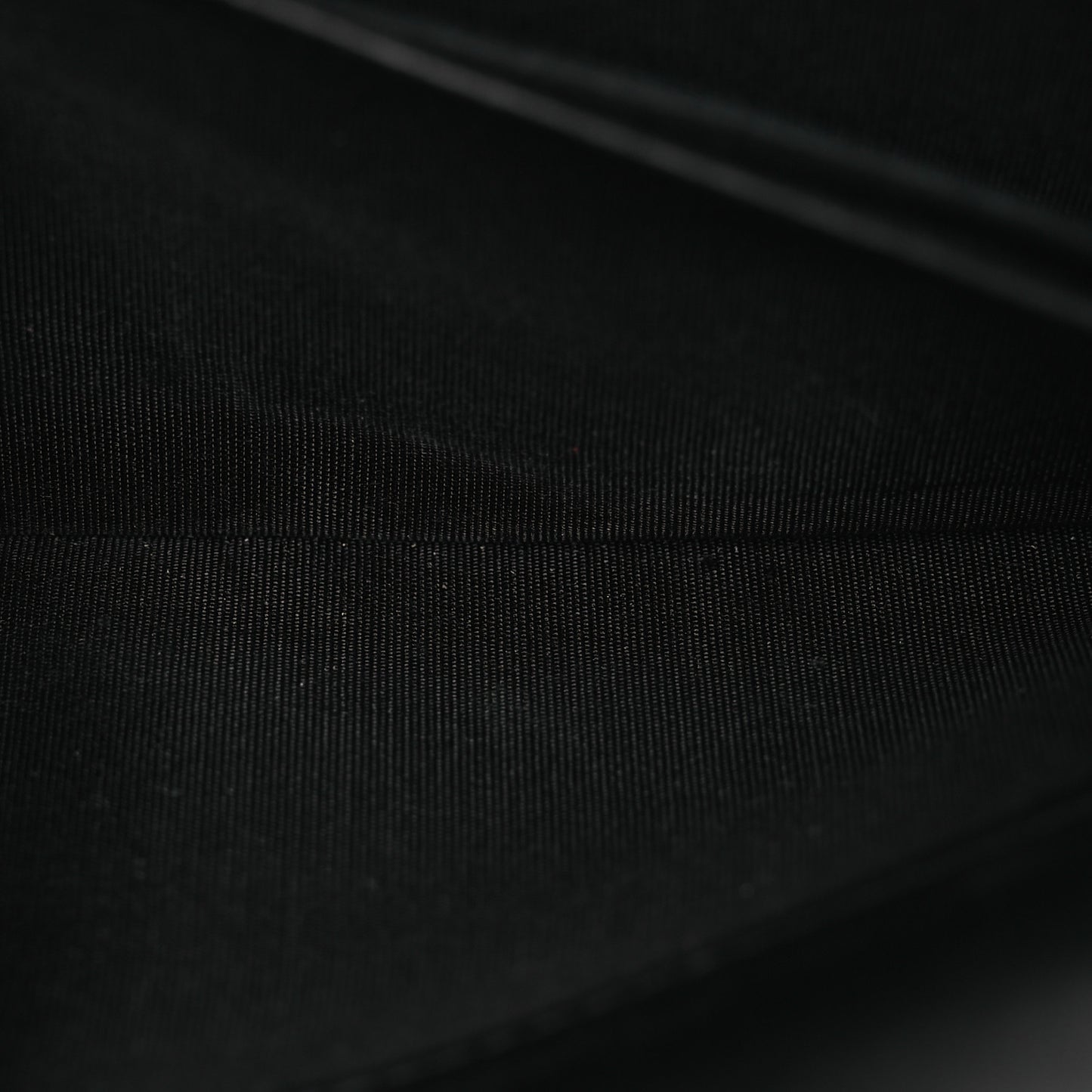 Lambskin Quilted Large Boy Gusset Flap Wallet Black