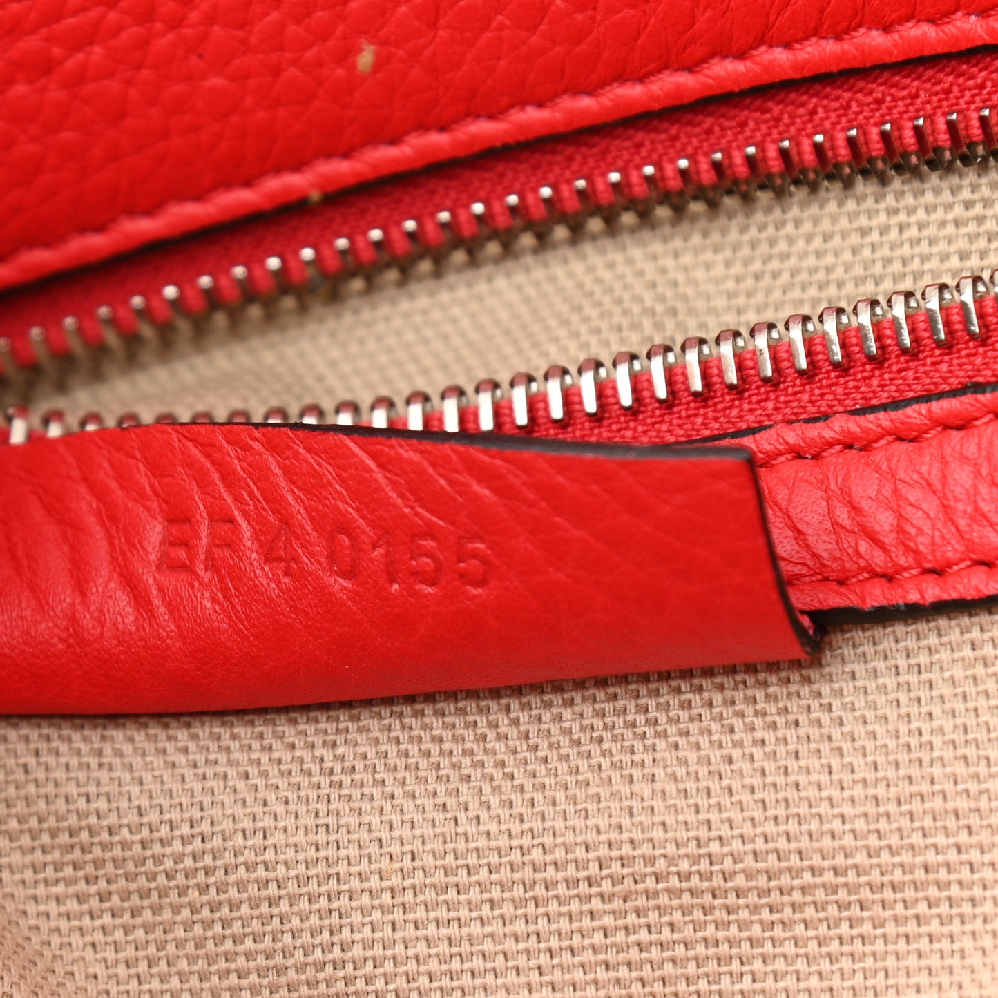 Waxy Grained Calfskin Mini Pandora Pure Flap Bag Medium Red