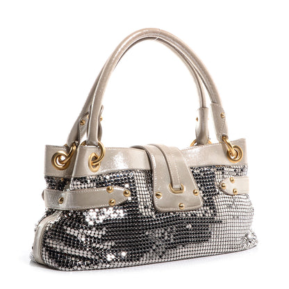 Jimmy Choo Mesh Tessa Tote Silver 3 of 7