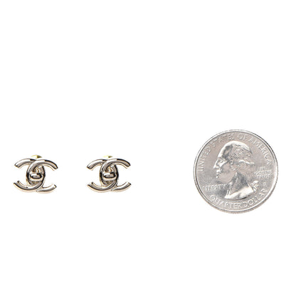 Chanel Metal CC Turnlock Earrings Gold 2 of 4