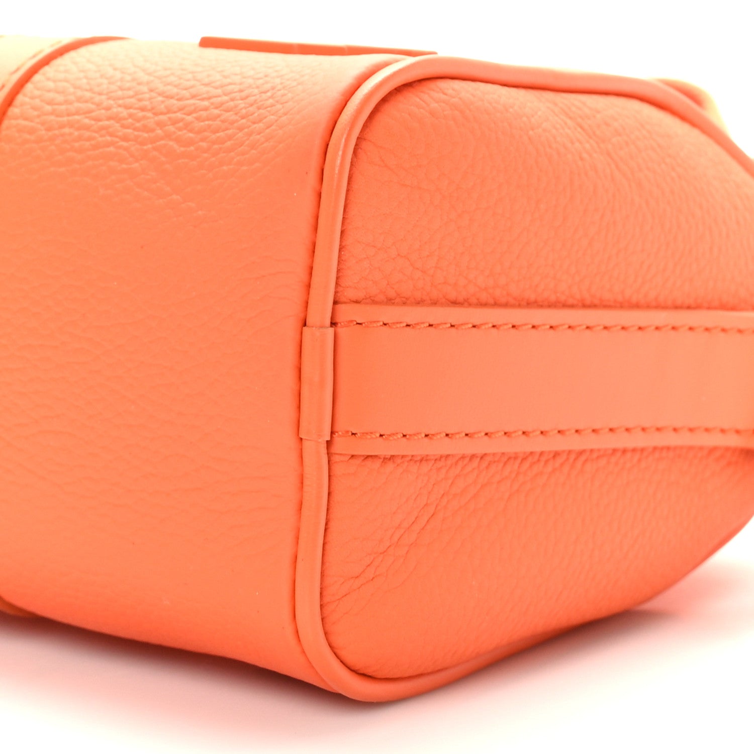 Louis Vuitton Grained Calfskin Aerogram Keepall XS Orange 7 of 7