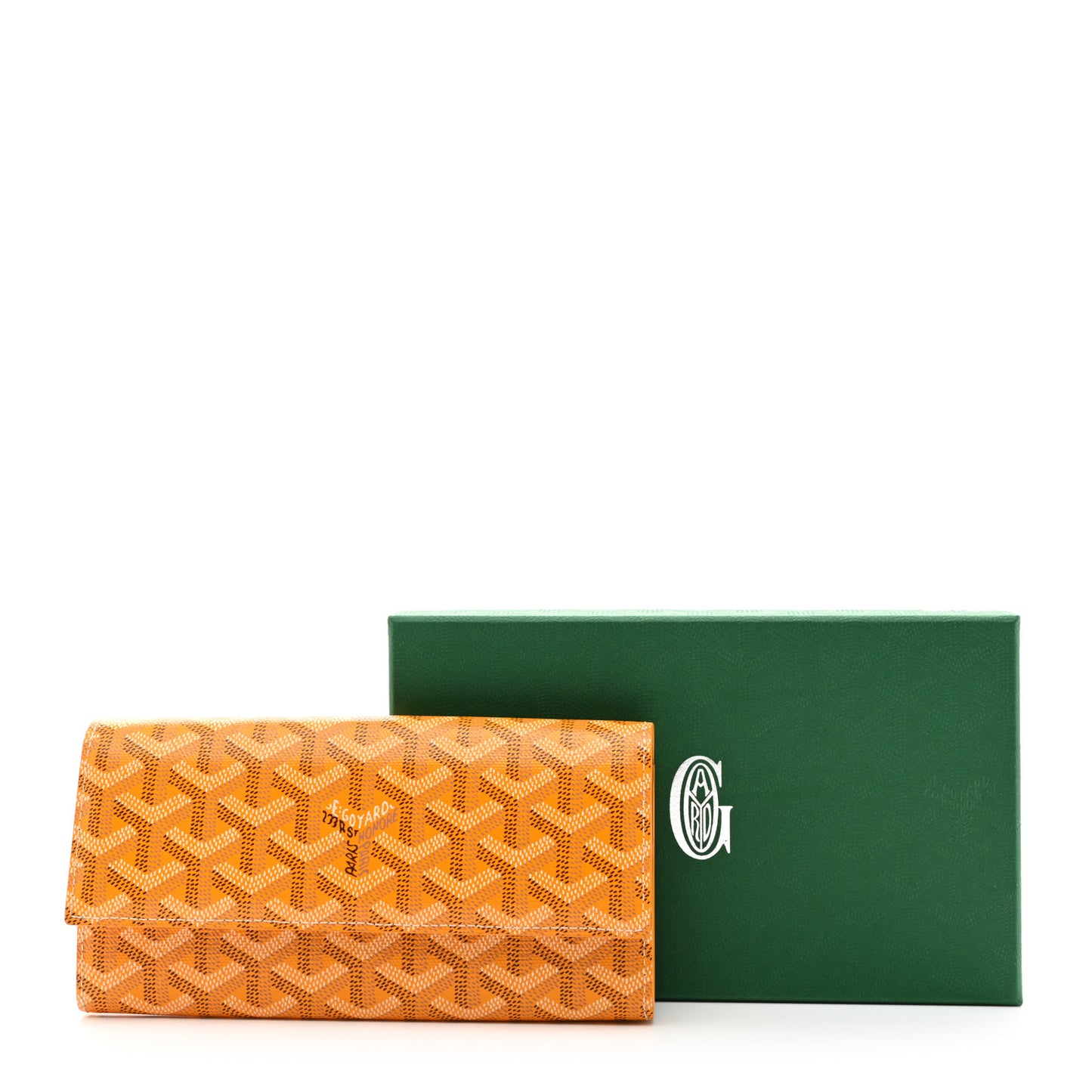 Goyardine Varenne Long Wallet Yellow