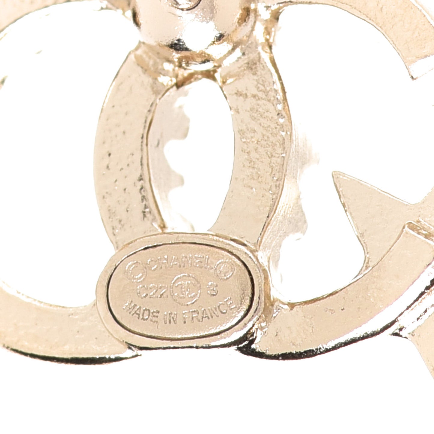 Crystal CC Starfall Earrings Gold