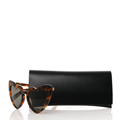 Saint Laurent Acetate Heart Frame Loulou SL181 Sunglasses Tortoise 7 of 7