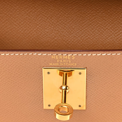 Hermes Courchevel Kelly Retourne 28 Naturelle 6 of 19