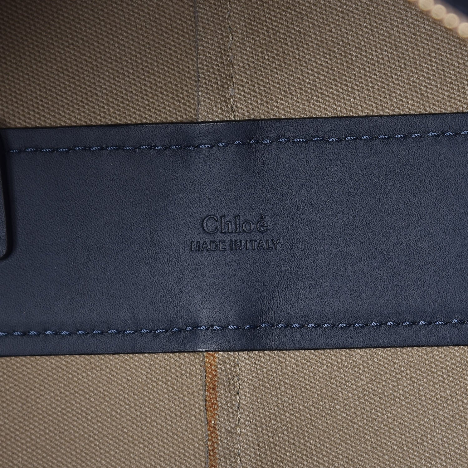 Chloe Grained Calfskin Medium Cate Satchel Blue 6 of 6
