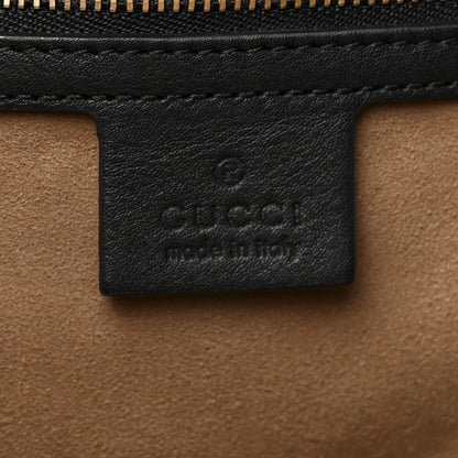 Gucci GG Supreme Monogram Medium Padlock Tote Black 6 of 14