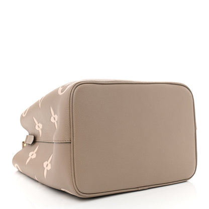 Louis Vuitton Empreinte Monogram Giant Neonoe MM Tourterelle Creme 5 of 11