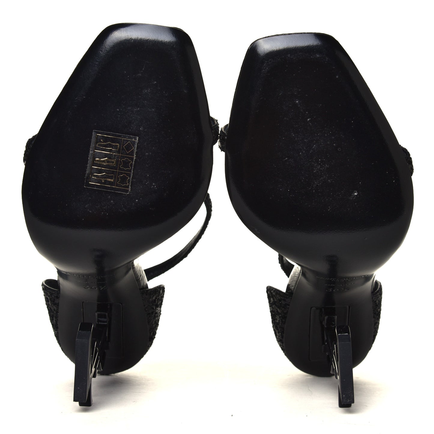 Glitter Opyum Sandals 36.5 Black