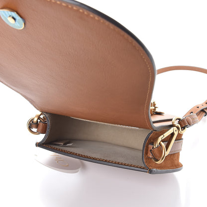 Chloe Calfskin Suede Small Nile Bracelet Bag Caramel 5 of 7