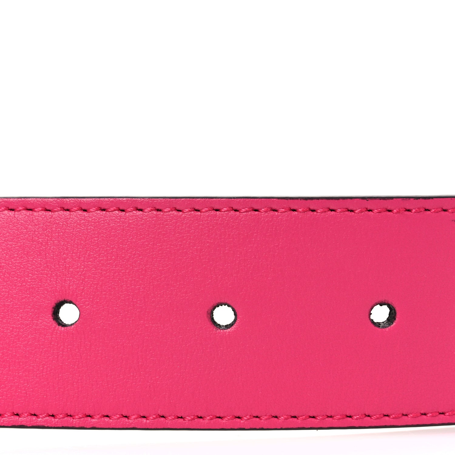 Gucci Plutone Calfskin 37mm GG Marmont Reversible Belt 95 38 Fuschia Pink 5 of 8