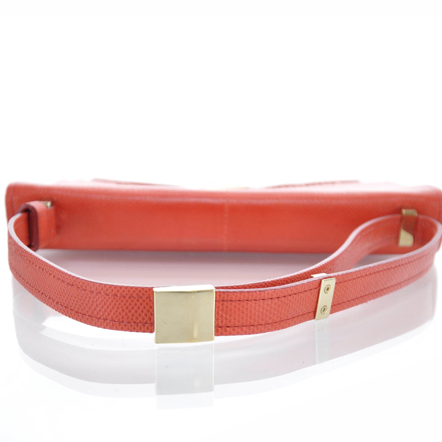 Alexander Wang LANVIN Snakeskin Partition Bag Red 6 of 8