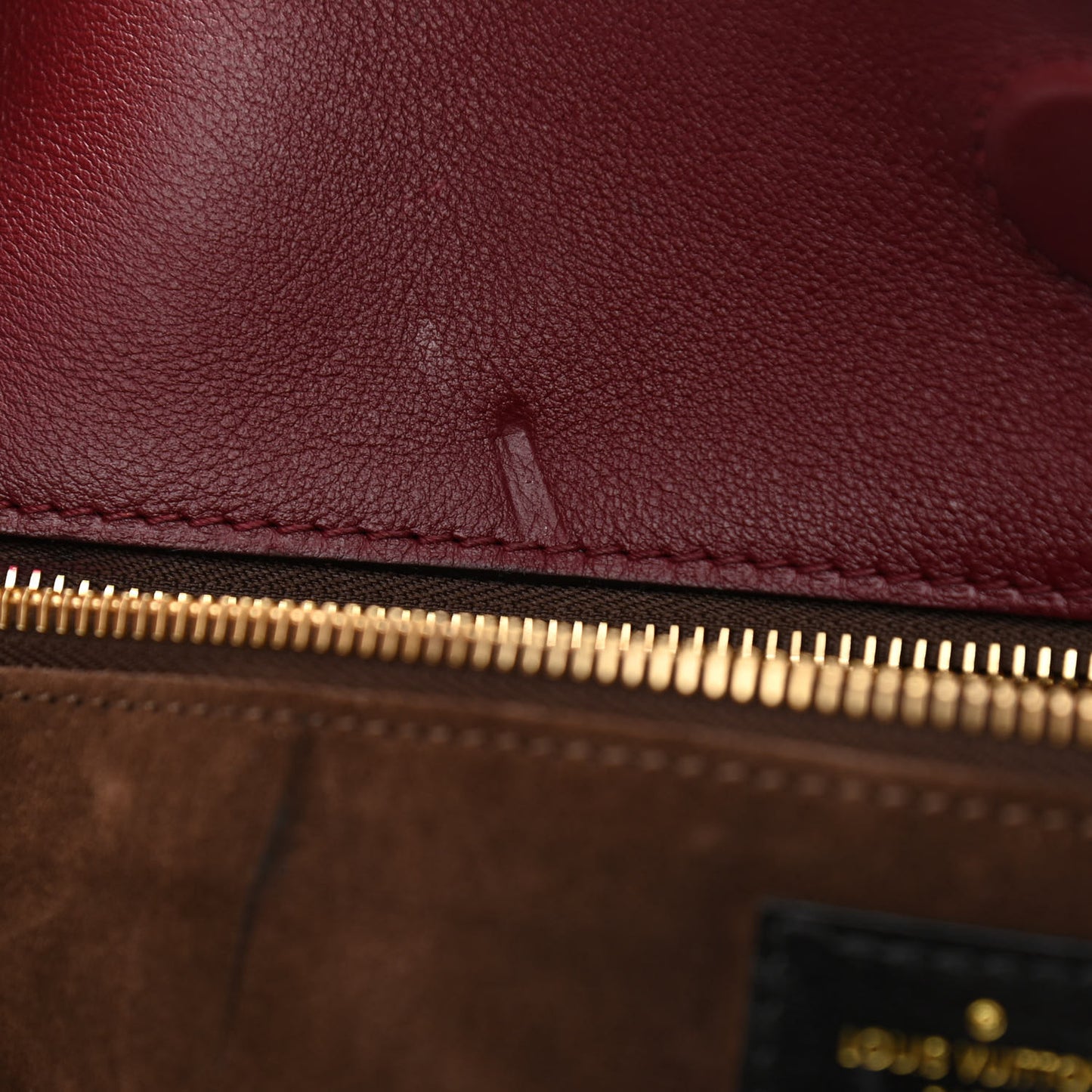 Monogram Cuir Orfevre Tote W PM Prunille