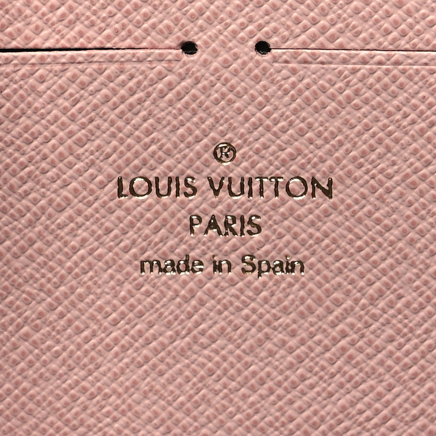 Damier Ebene Clemence Wallet Rose Ballerine