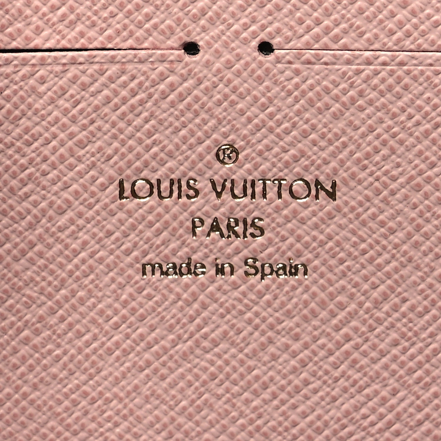 Louis Vuitton Damier Ebene Clemence Wallet Rose Ballerine 6 of 6
