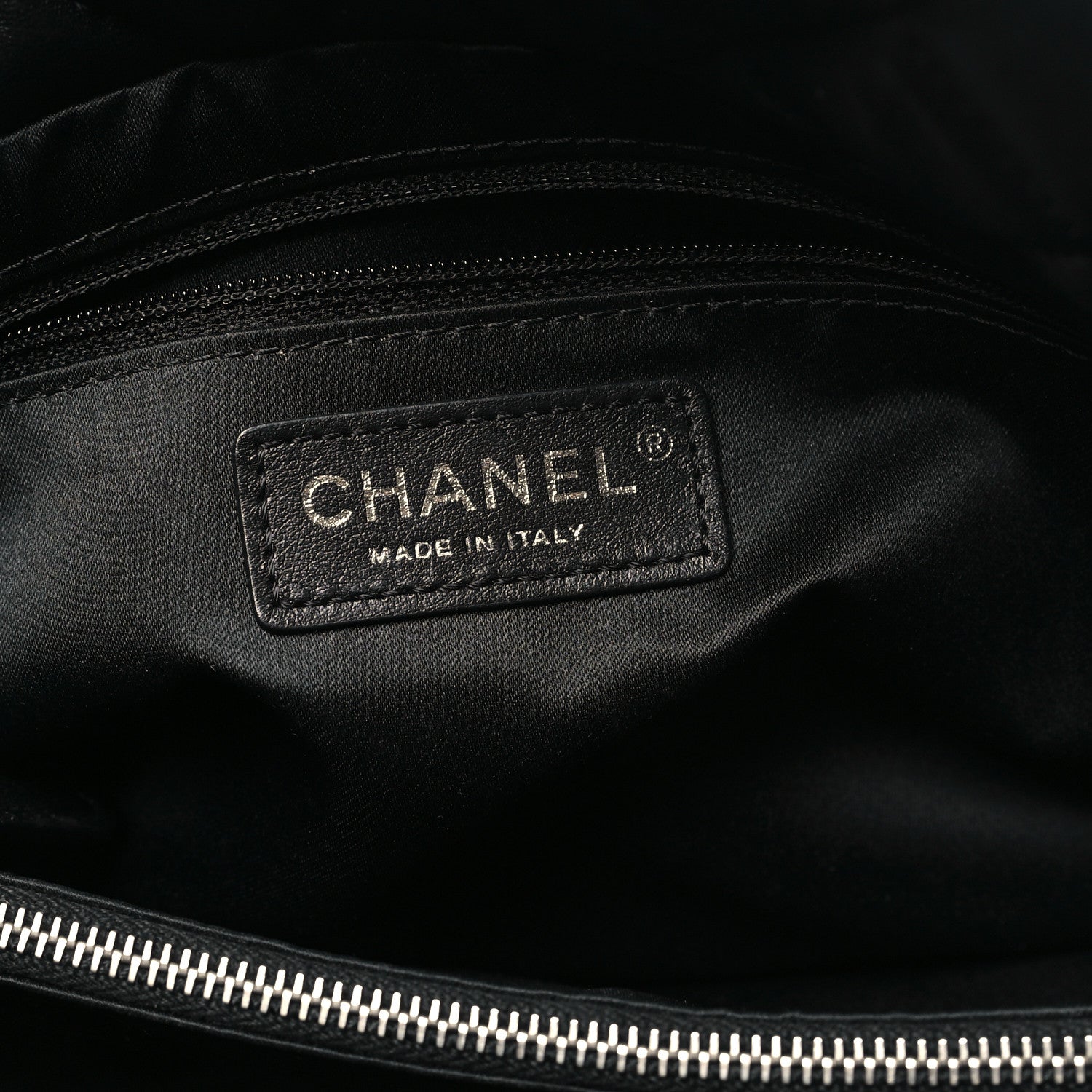 Chanel Lambskin Quilted Small Coco Loop Tote Black 6 of 10