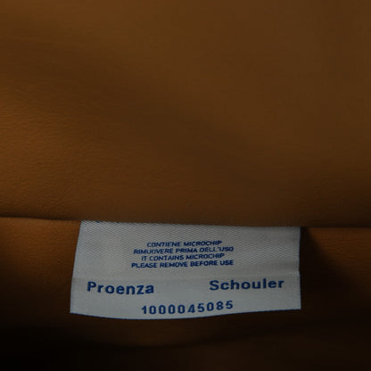 Proenza Schouler Calfskin Double Sided PS Courier Bag Blue Honey 7 of 8