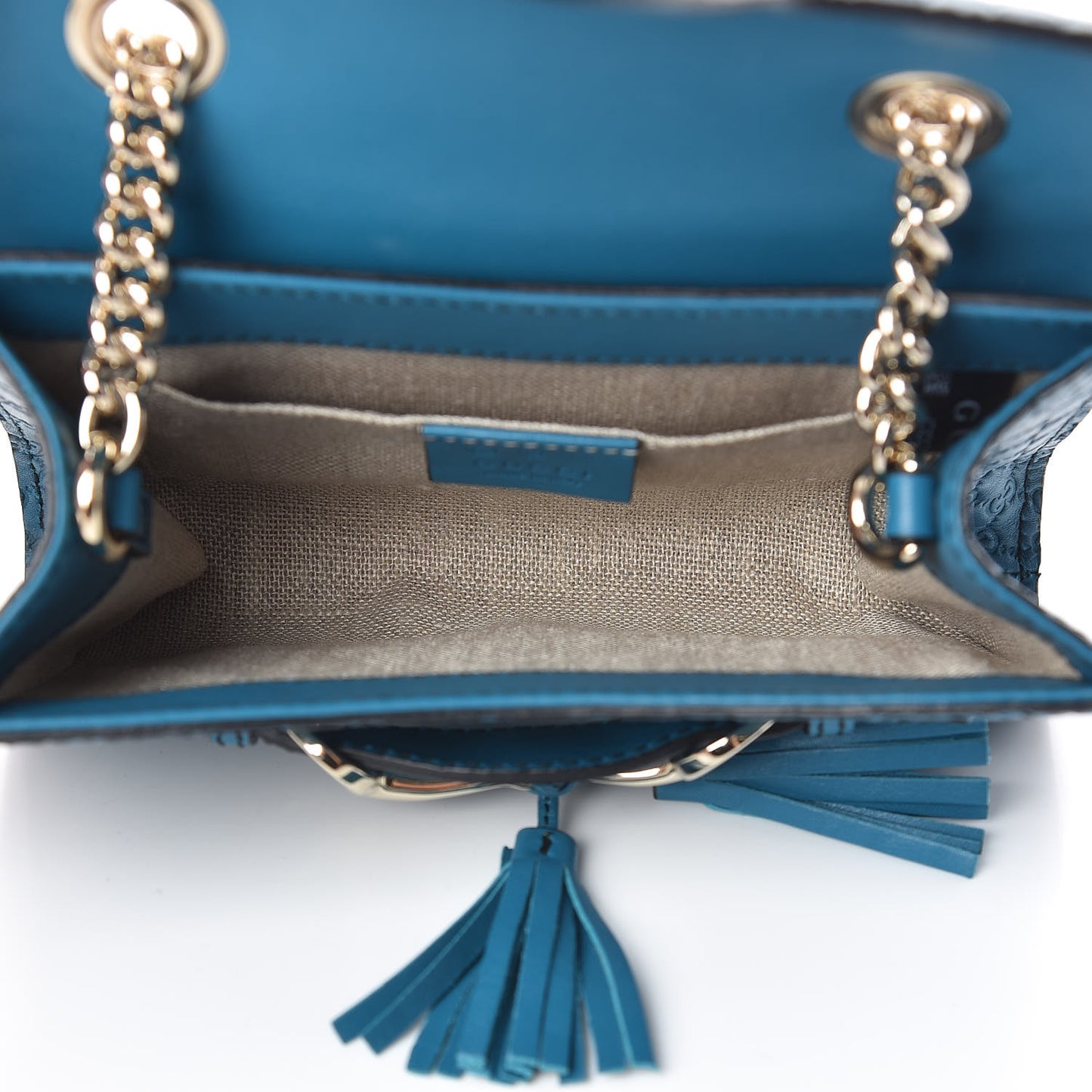 Microguccissima Mini Emily Shoulder Bag Deep Cobalt