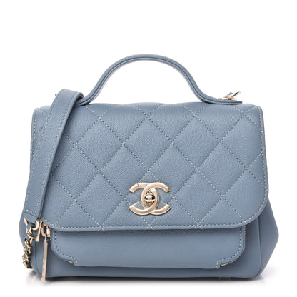 Chanel Caviar Quilted Mini Business Affinity Flap Light Blue 1 of 12