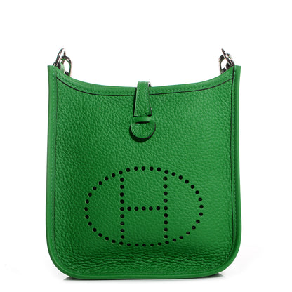 Hermes Taurillon Clemence Evelyne TPM Bambou Bamboo 1 of 34