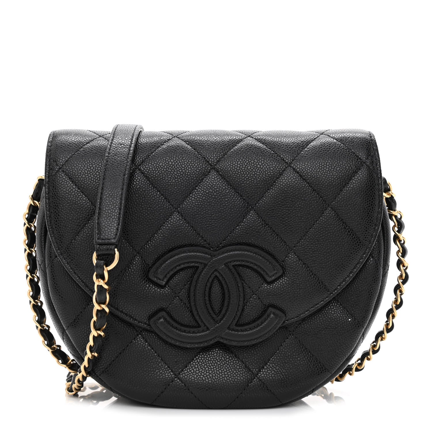 Chanel Caviar Quilted Small Messenger Flap Black 1 of 11