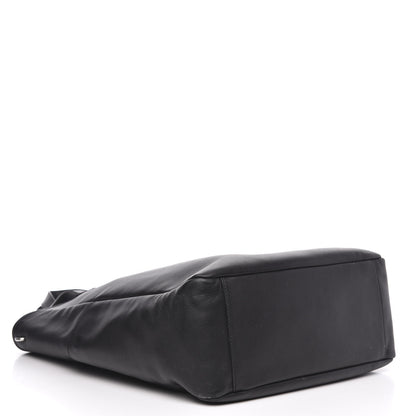 Alexander McQueen Calfskin Perforated Skull Tote Black 4 of 15