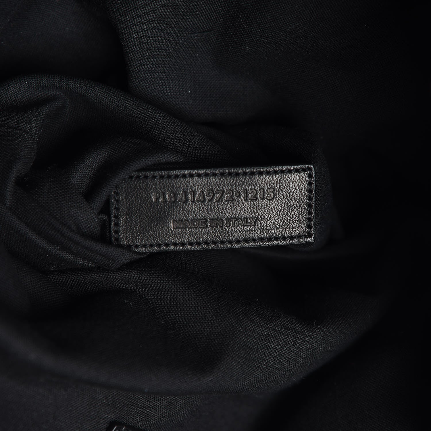 Saint Laurent Calfskin Delave Backpack Black 7 of 9