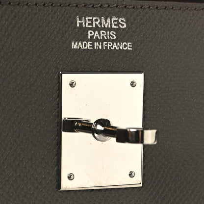 Hermes Epsom Kelly Sellier 35 Etain 6 of 16