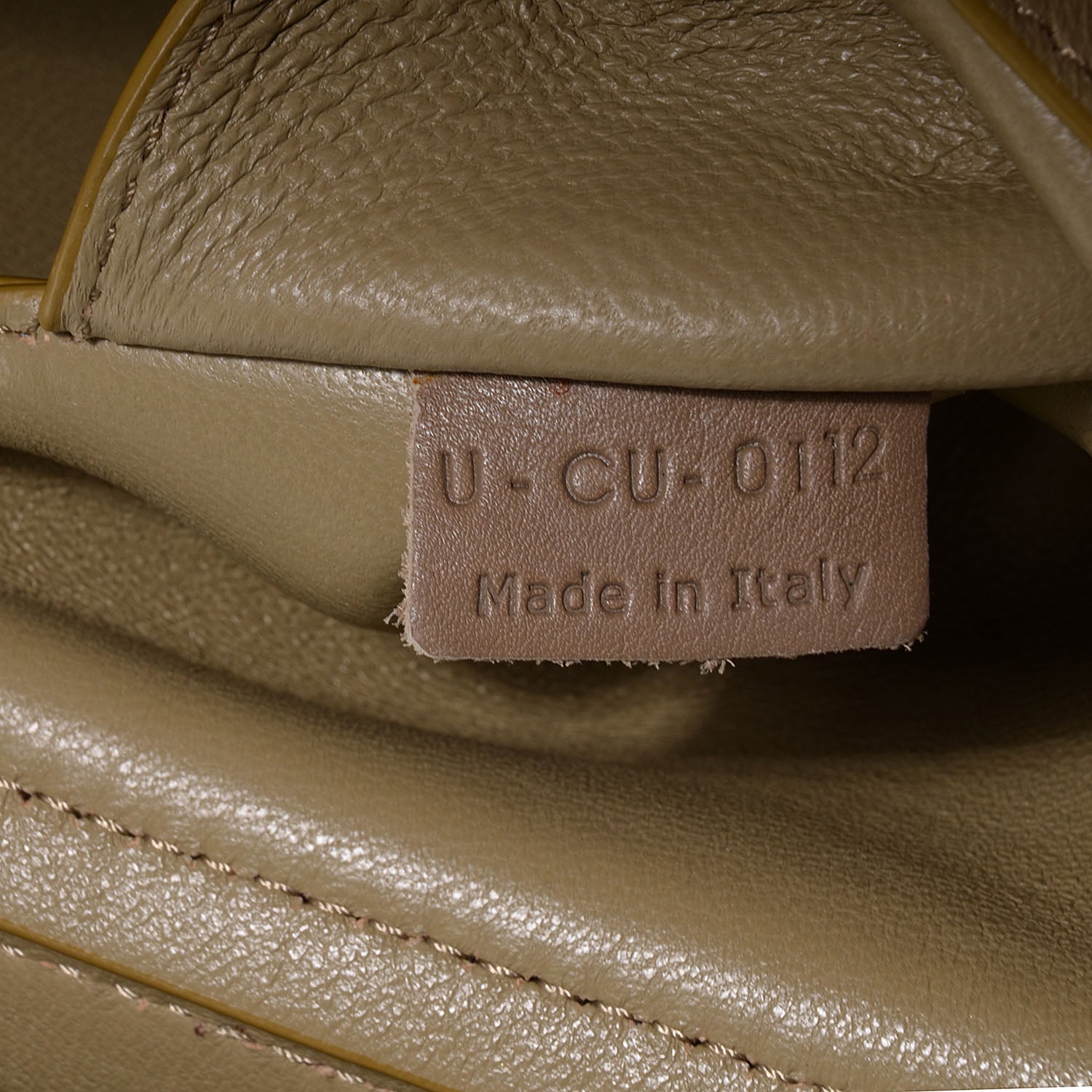 Celine Calfskin Suede Medium Tri-Color Trapeze Olive 8 of 9