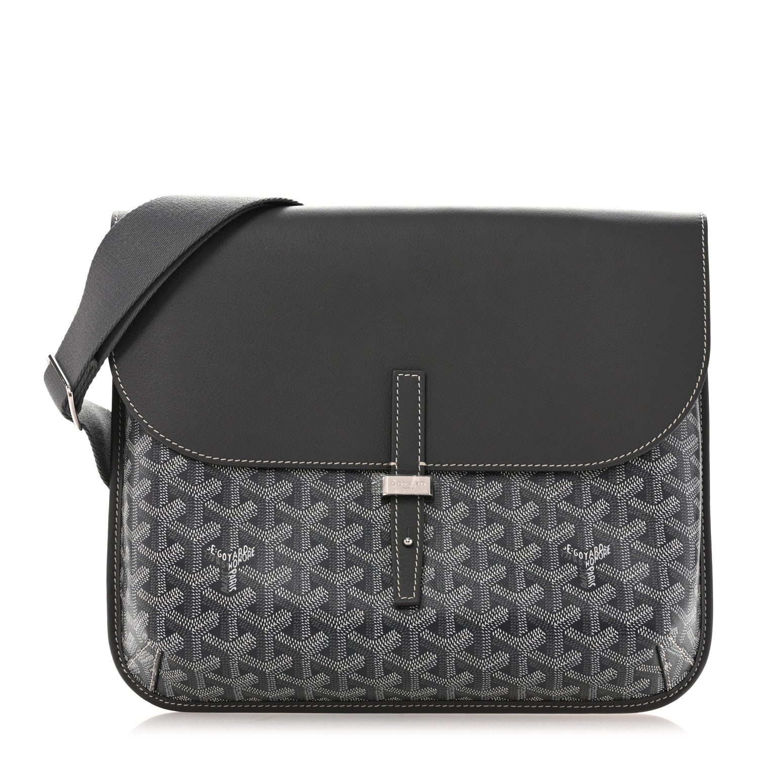 Goyard Goyardine Coursier Messenger Bag Gray 1 of 10