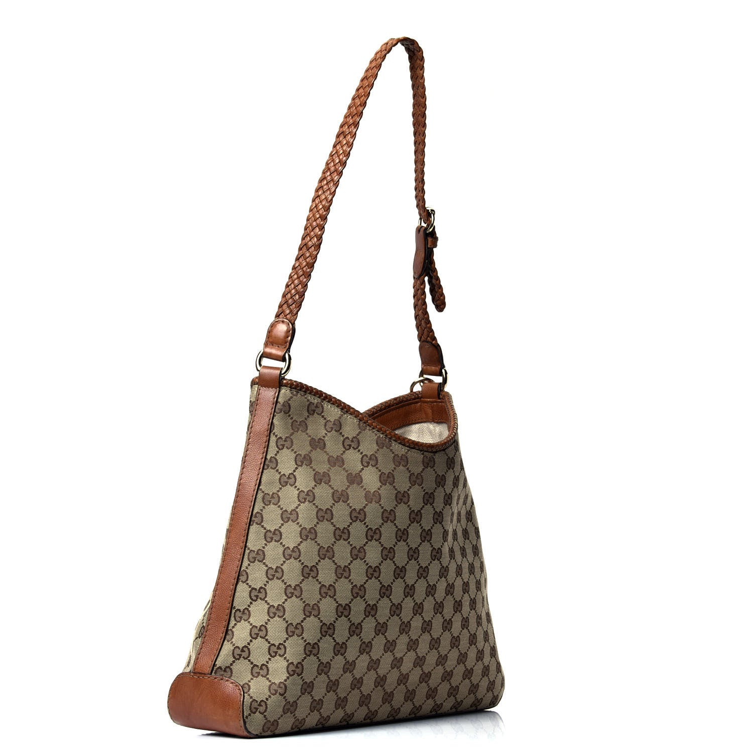 Gucci Monogram Medium Marrakech Hobo Camel 2 of 4