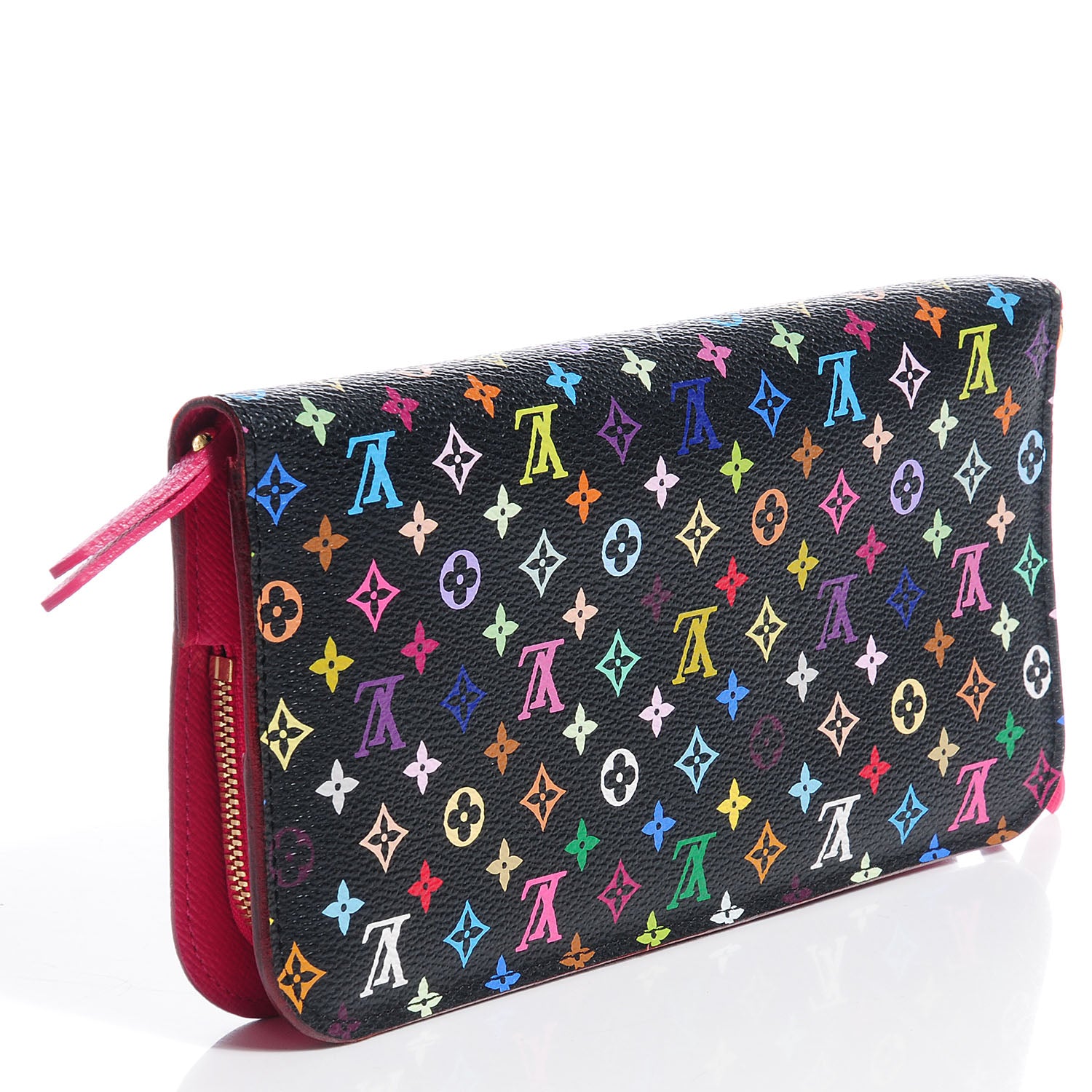 Louis Vuitton Monogram Multicolor Insolite Wallet Black Grenade 3 of 8
