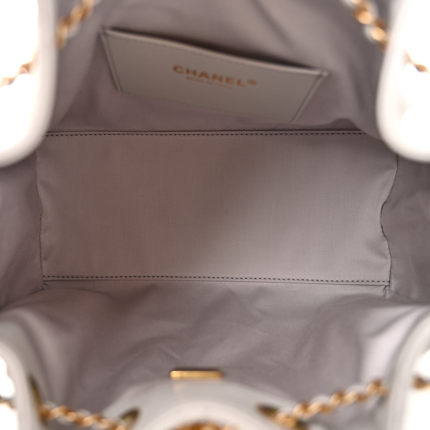 Chanel Caviar Quilted Small Chanel 25 Handbag Light Grey 4 of 10