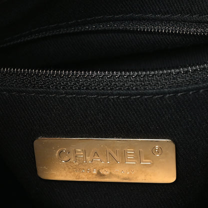 Chanel Grained Calfskin Stitched Small Drawstring Bag Black 6 of 9