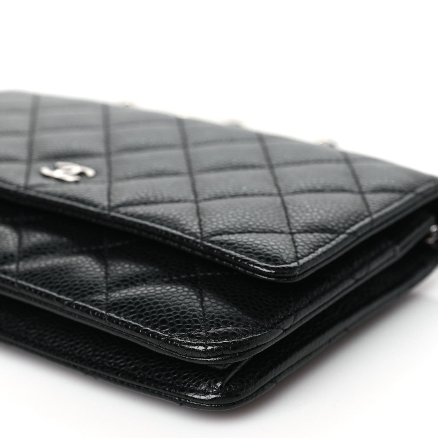 Chanel Caviar Quilted Wallet On Chain WOC Black 11 of 11