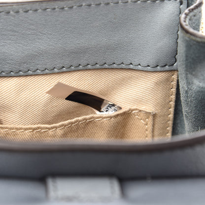 Chloe Suede Calfskin Mini Faye Backpack Cloudy Blue 10 of 12