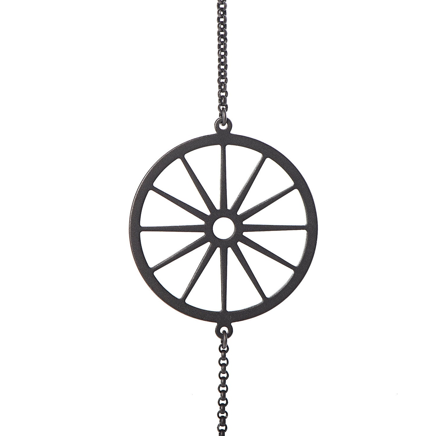 Sterling Silver 18K Rose Gold Crazy Calèche Lariat Necklace