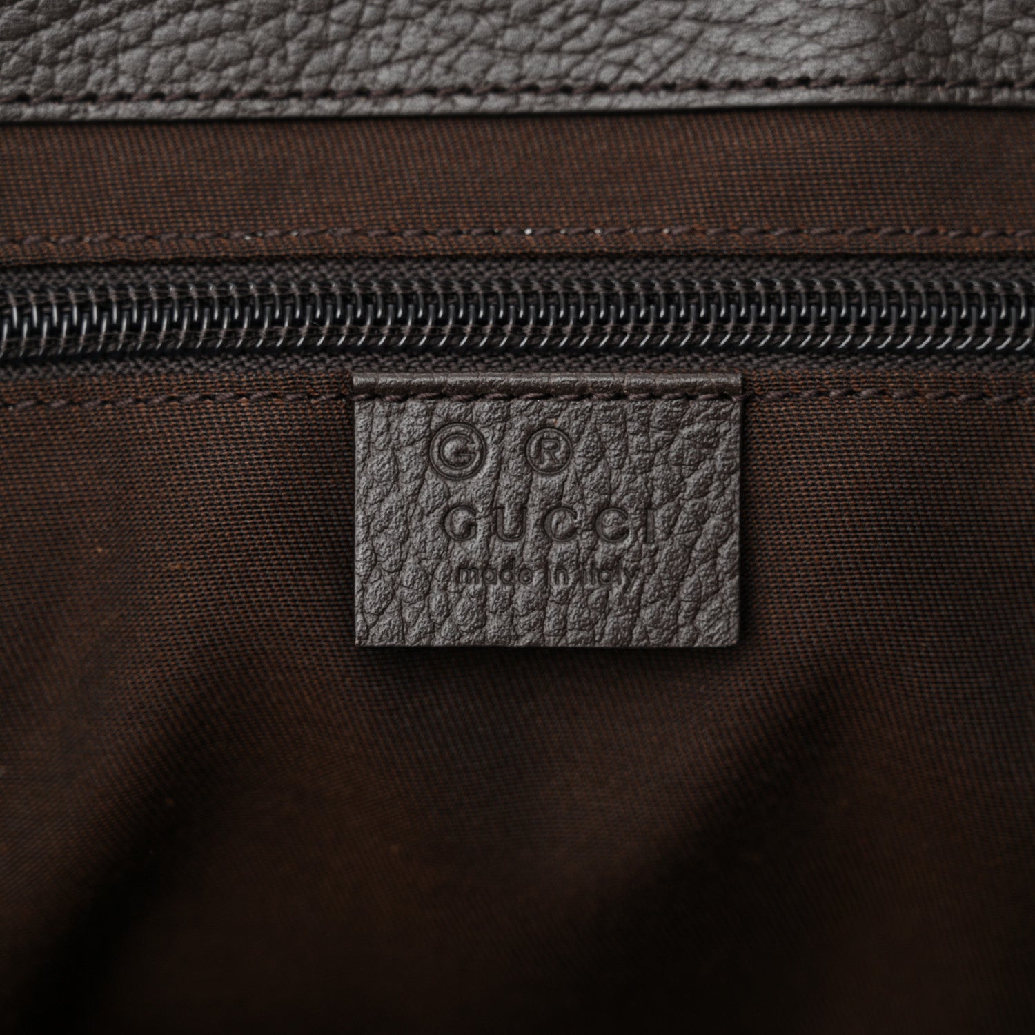 Gucci Monogram Large Flap Messenger Bag Beige Dark Brown 6 of 10