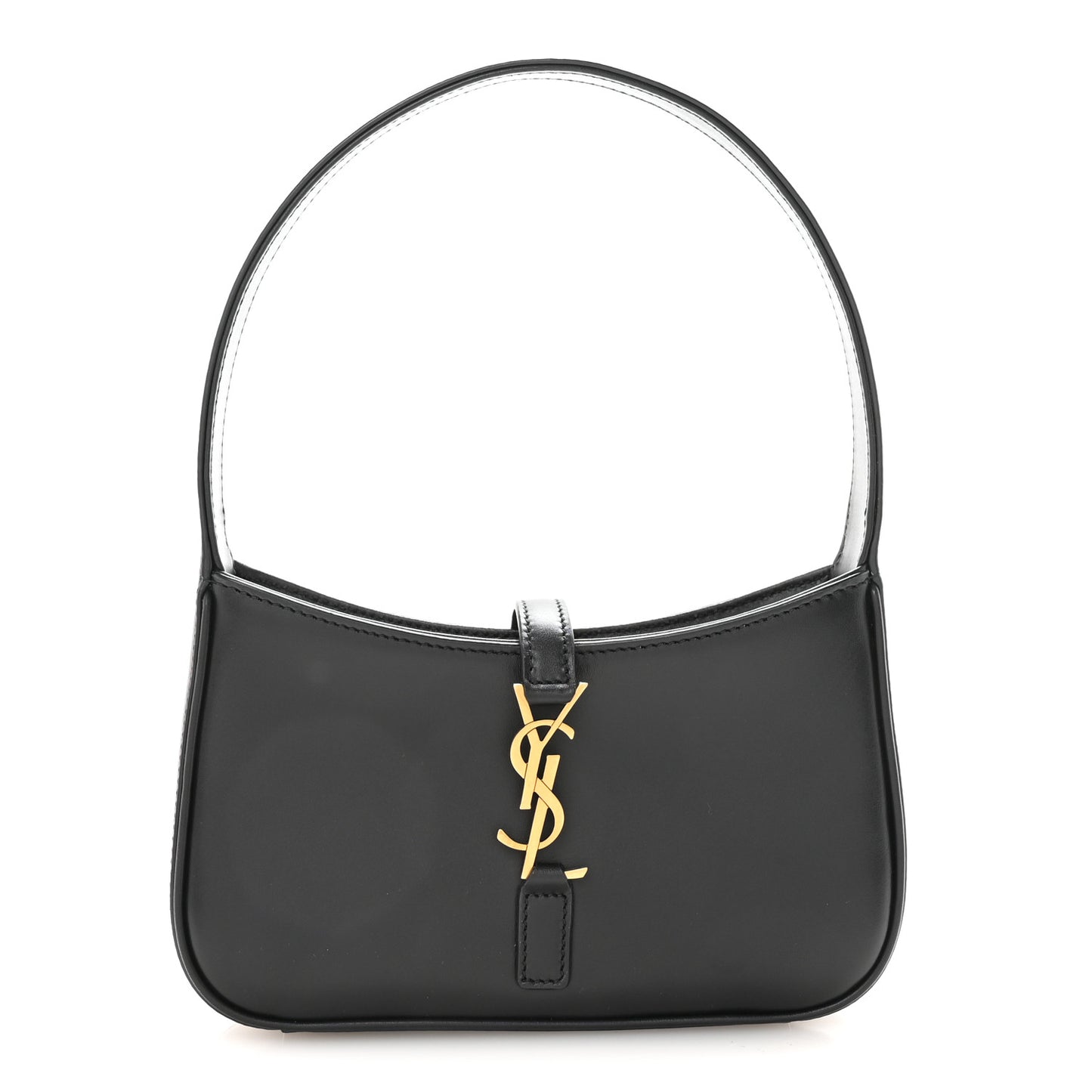Smooth Calfskin Le 5 A 7 Mini Hobo Black