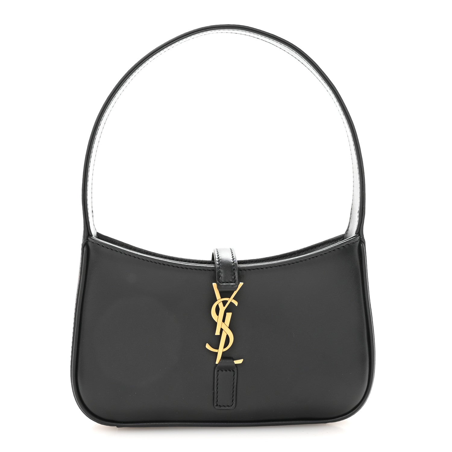 Saint Laurent Smooth Calfskin Le 5 A 7 Mini Hobo Black 1 of 10